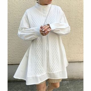 アメリヴィンテージ(Ameri VINTAGE)のAMERI VEST DOCKING SHIRT(シャツ/ブラウス(長袖/七分))