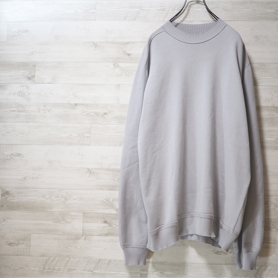 HOMME PLISSE 22SS Smooth Knit -L.Grey