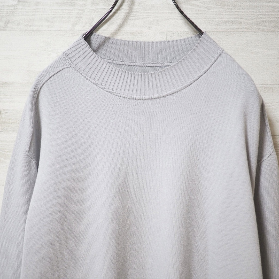 HOMME PLISSE 22SS Smooth Knit -L.Grey