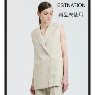 ESTNATION - ESTNATION テーラードミドルジレ 最終の通販 by Lily's