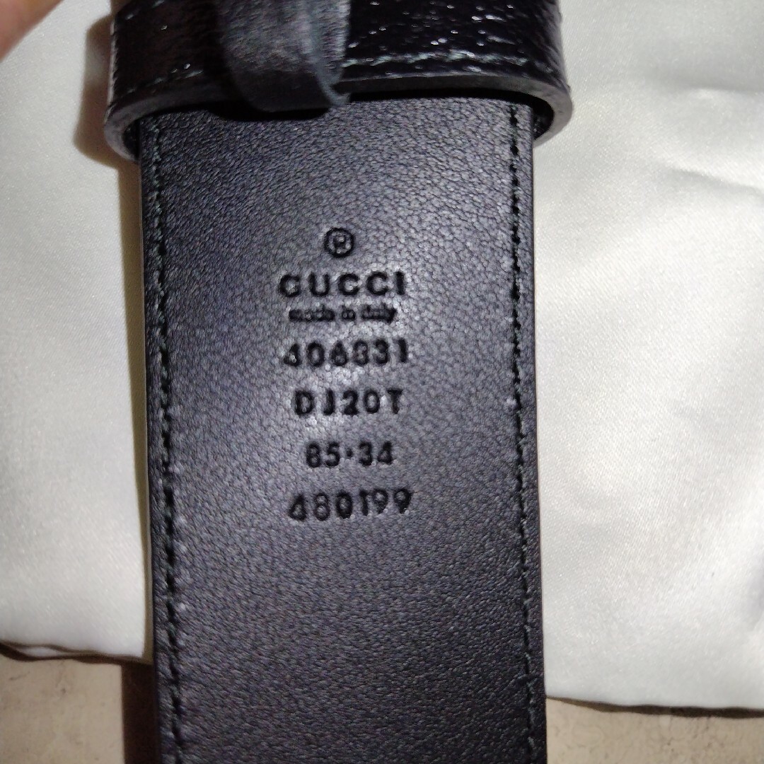 Gucci - GUCCI グッチ ベルト GG マーモント レザーベルト 極美品✨即