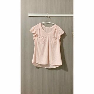 ミッシュマッシュ(MISCH MASCH)のミッシュマッシュ　フリル袖　ブラウス　ビジュー(シャツ/ブラウス(半袖/袖なし))