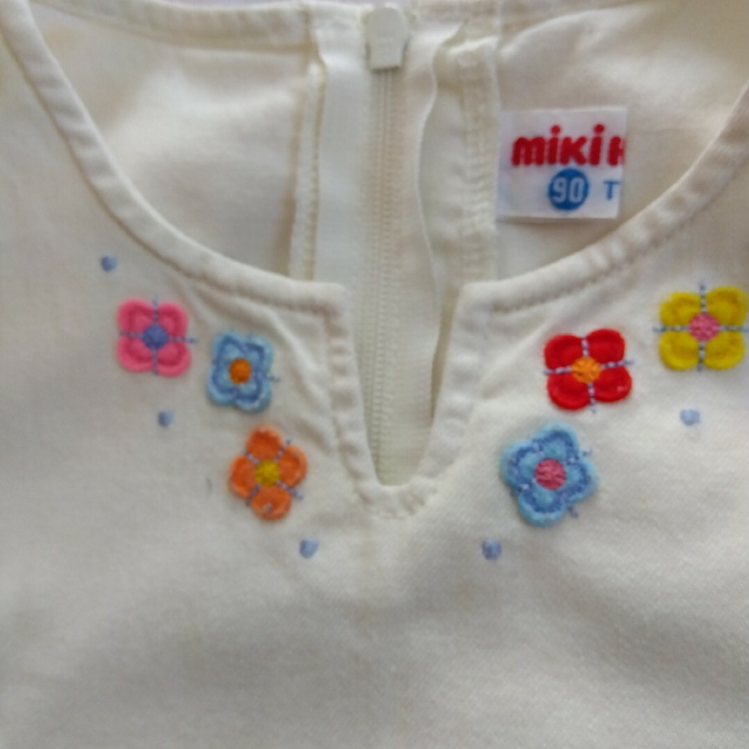 mikihouse(ミキハウス)のミキハウス ワンピース 90 キッズ/ベビー/マタニティのキッズ服女の子用(90cm~)(ワンピース)の商品写真