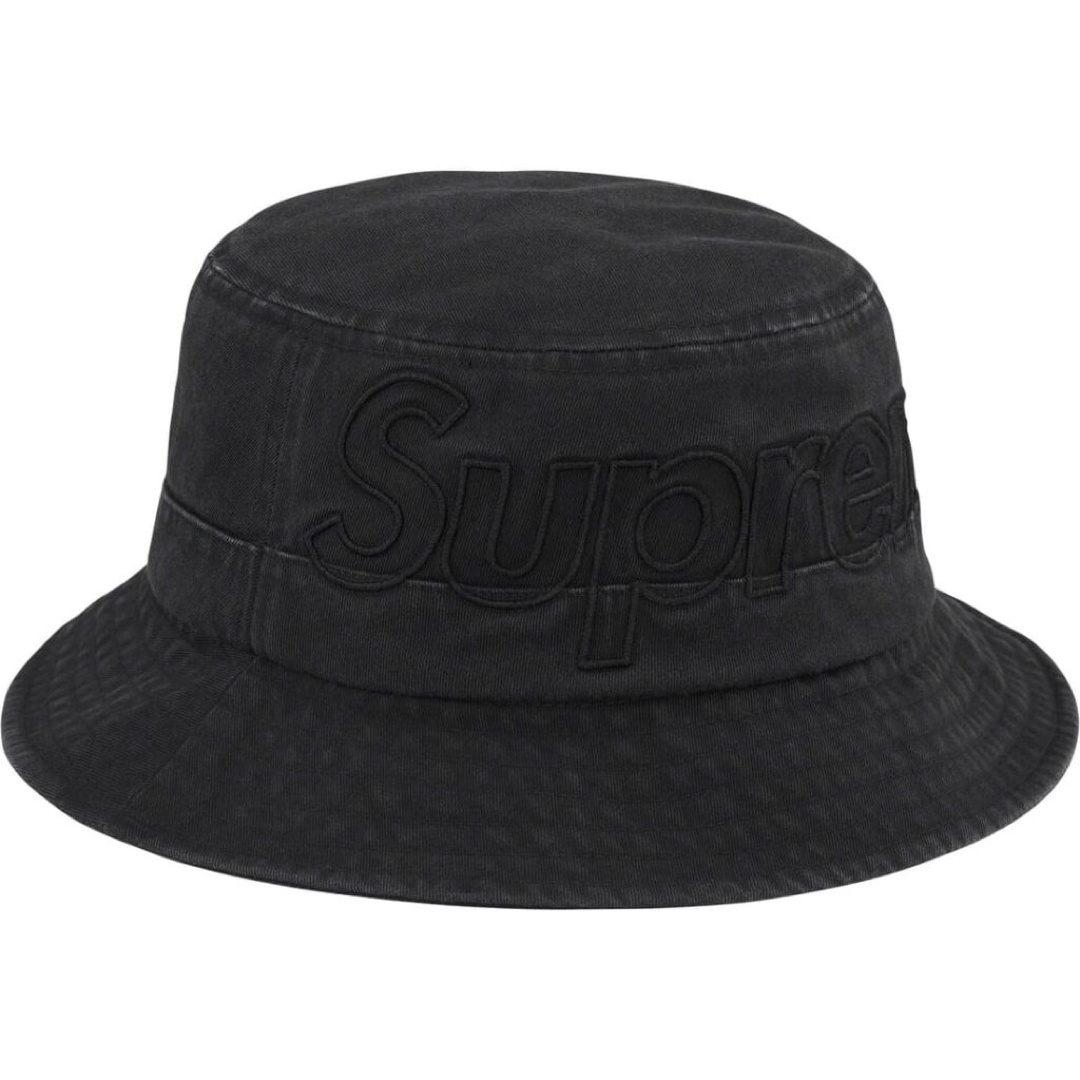 Supreme(シュプリーム)のS/M 黒 Supreme Outline Crusher Black 新品 メンズの帽子(ハット)の商品写真