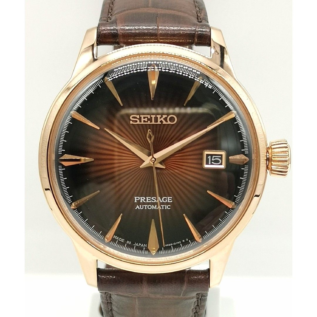 美品 SEIKO 4R35-01T0 セイコー プレザージュ カクテル 時計