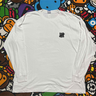 UNDEFEATED - undefeated ロンt tee tシャツ XL Logo 白 ホワイト ...