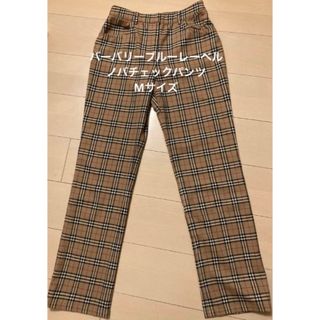 バーバリーブルーレーベル(BURBERRY BLUE LABEL)の【美品】Burberry Bluelabel ノバチェック パンツ Mサイズ(カジュアルパンツ)