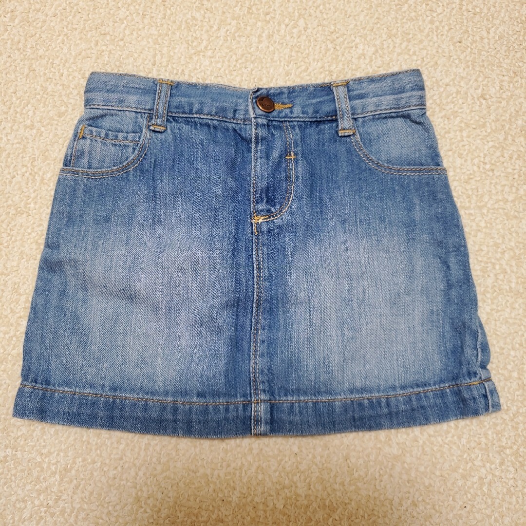 Old Navy(オールドネイビー)のOLD NAVY 女の子　デニムスカート　110cm キッズ/ベビー/マタニティのキッズ服女の子用(90cm~)(スカート)の商品写真