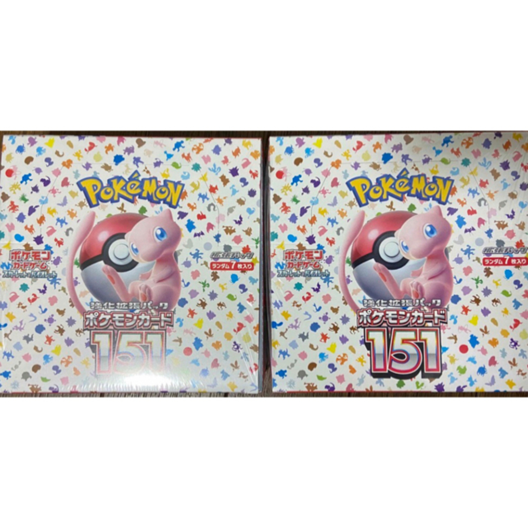 ポケモンカード151 シュリンク付き 2BOX-