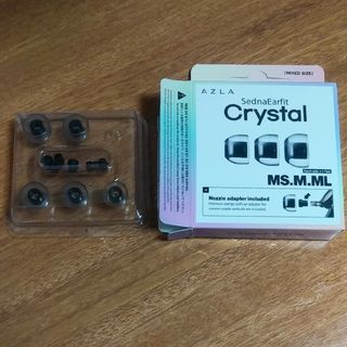 【MS1個欠品】AZLA SednaEarfit Crystal MS/M/ML(ヘッドフォン/イヤフォン)