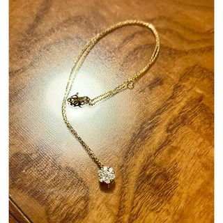 ヴァンドーム青山 18金 ダイヤモンド ネックレス 0.34カラット