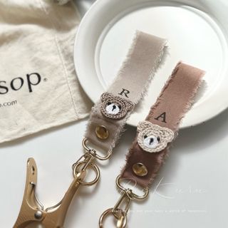 Rii kuma shoes clip ［シューズクリップ］印字無料(外出用品)