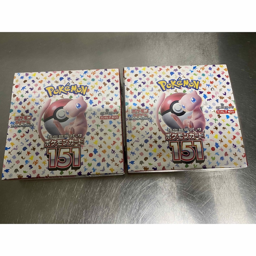最安値に挑戦! ポケモンカード 151 未開封 シュリンク付き 2BOX