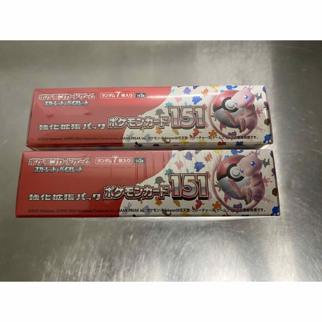 ポケモンカード 151 未開封 シュリンク付き 2BOX ポケモンカード 151 未開封 シュリンク付き 2BOX