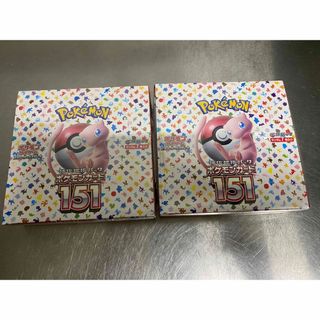 ポケモン(ポケモン)のポケモンカード　151 未開封　シュリンク付き　2BOX(Box/デッキ/パック)