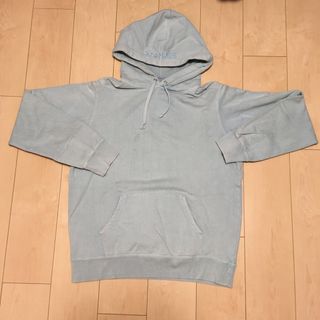 シュプリーム ダメージ パーカー(メンズ)(ブルー・ネイビー/青色系