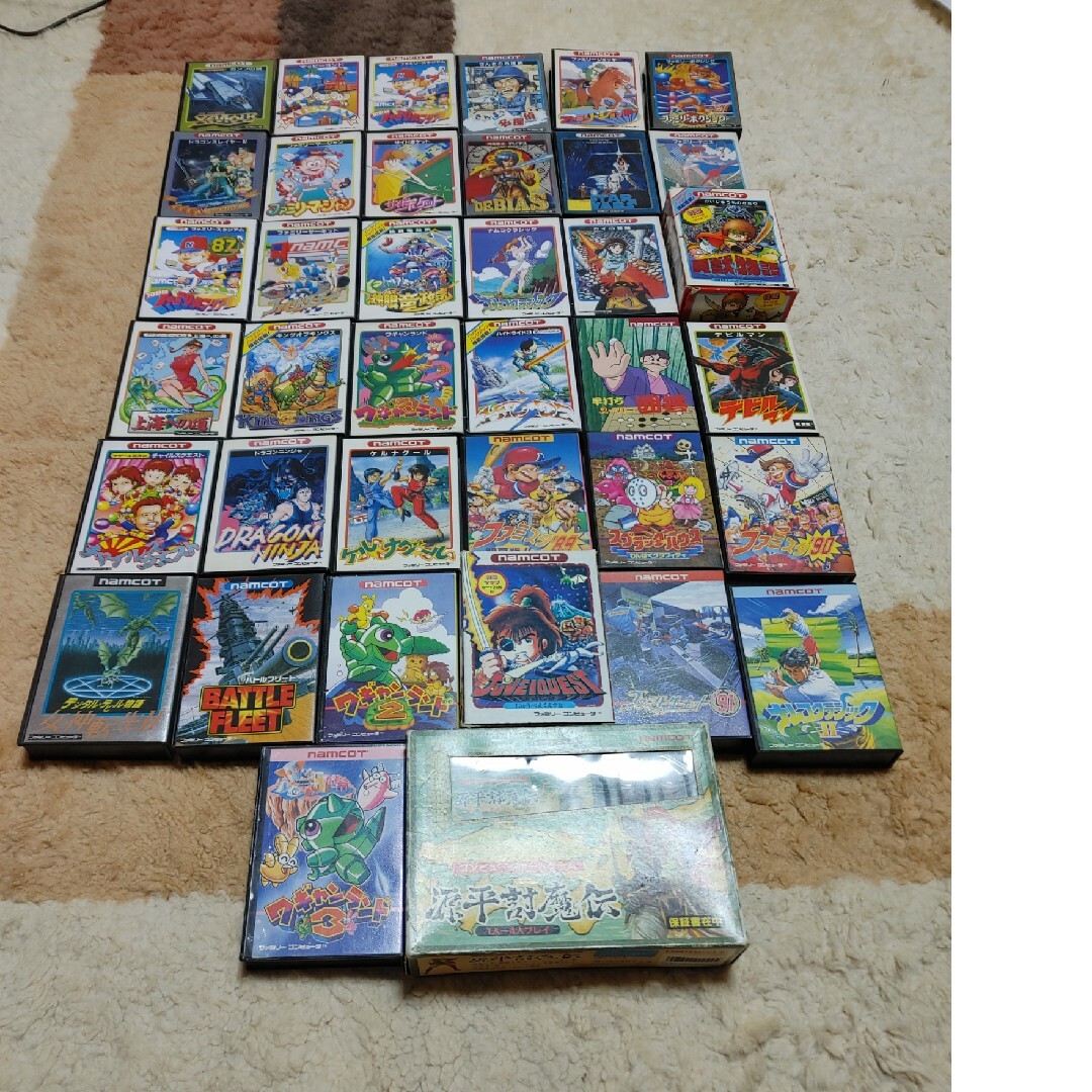 ファミコンソフト ナムコ全作品83本一部箱説明書付き△デビルマン ファミコンソフト ナムコ全作品83本一部箱説明書付き△デビルマン