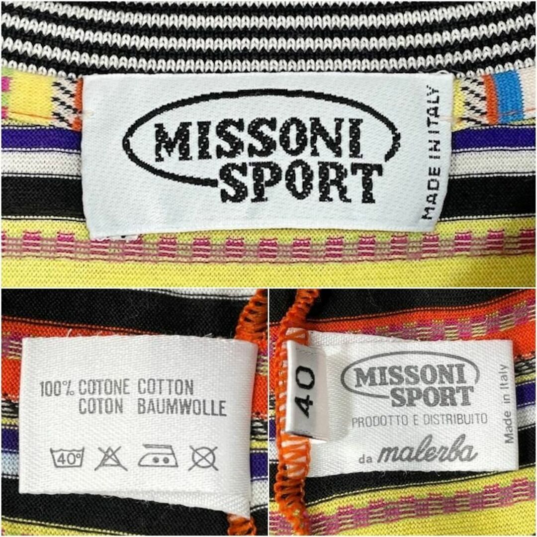 美品　MISSONI  ミッソーニ　ひざ丈ワンピース　カラフル　イタリー製　40