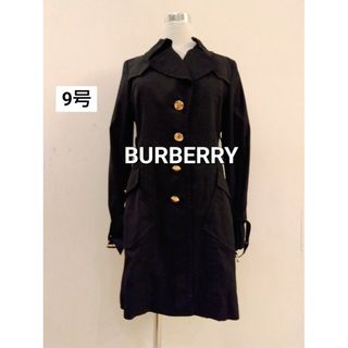 バーバリーブルーレーベル(BURBERRY BLUE LABEL)の★バーバリー★トレンチコート★ブルーレーベル★38／M／9号★黒★金ボタン★(トレンチコート)