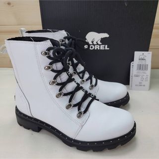 ソレル(SOREL)のソレル レノックス レース ホワイト ブーツ 25㎝(ブーツ)