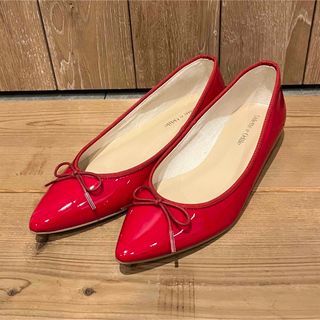 オデットエオディール(Odette e Odile)のポインテッドバレリーナ フラット15↓↑22.5㎝　未使用品(フラットシューズ)