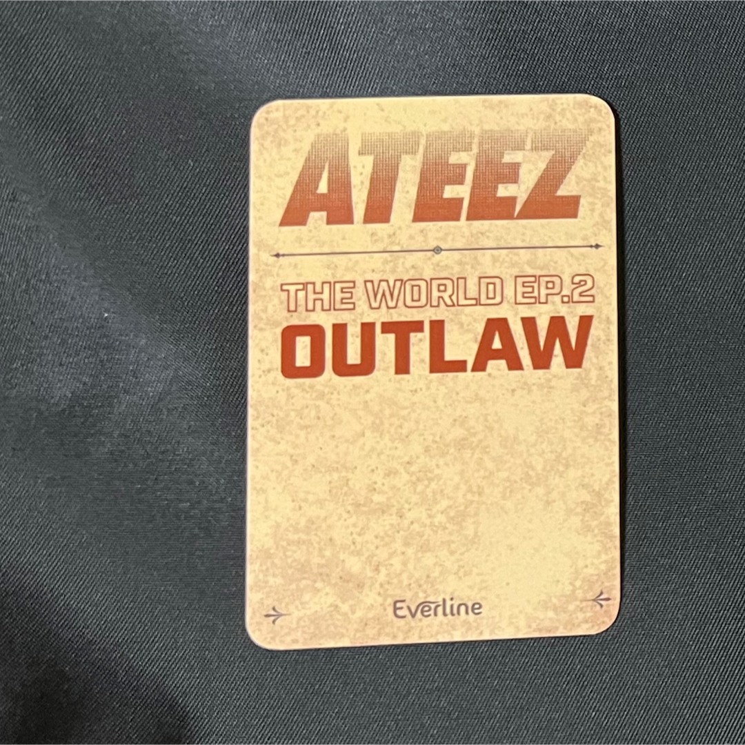 ATEEZ OUTLAW ポップアップ スクラッチイベント トレカ ホンジュン