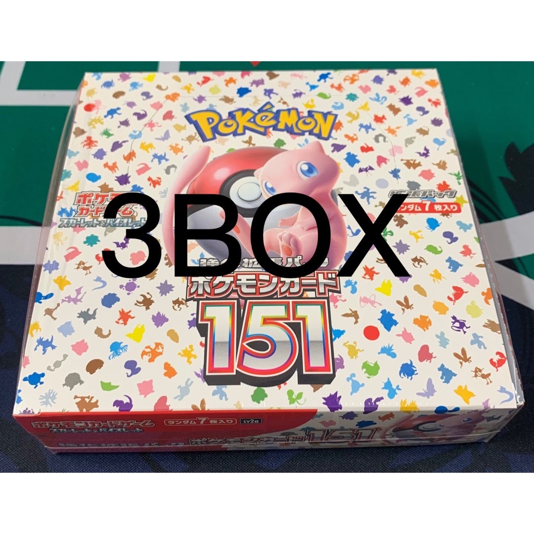 ポケモンカード　151 3BOX ポケモン　ポケカ