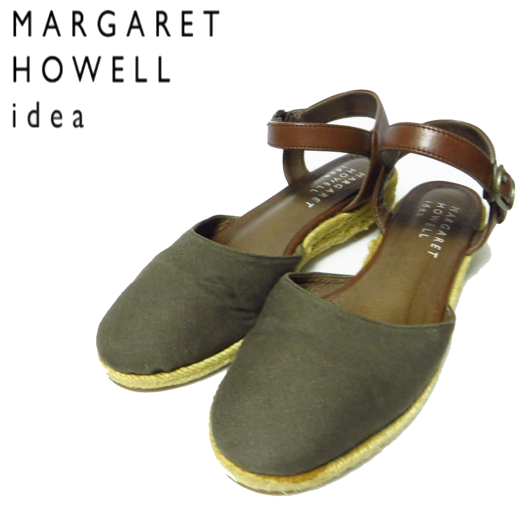 MARGARET HOWELL(マーガレットハウエル)のマーガレットハウエルアイデア エスパトリーユ ストラップサンダル 約23.5㎝ レディースの靴/シューズ(サンダル)の商品写真