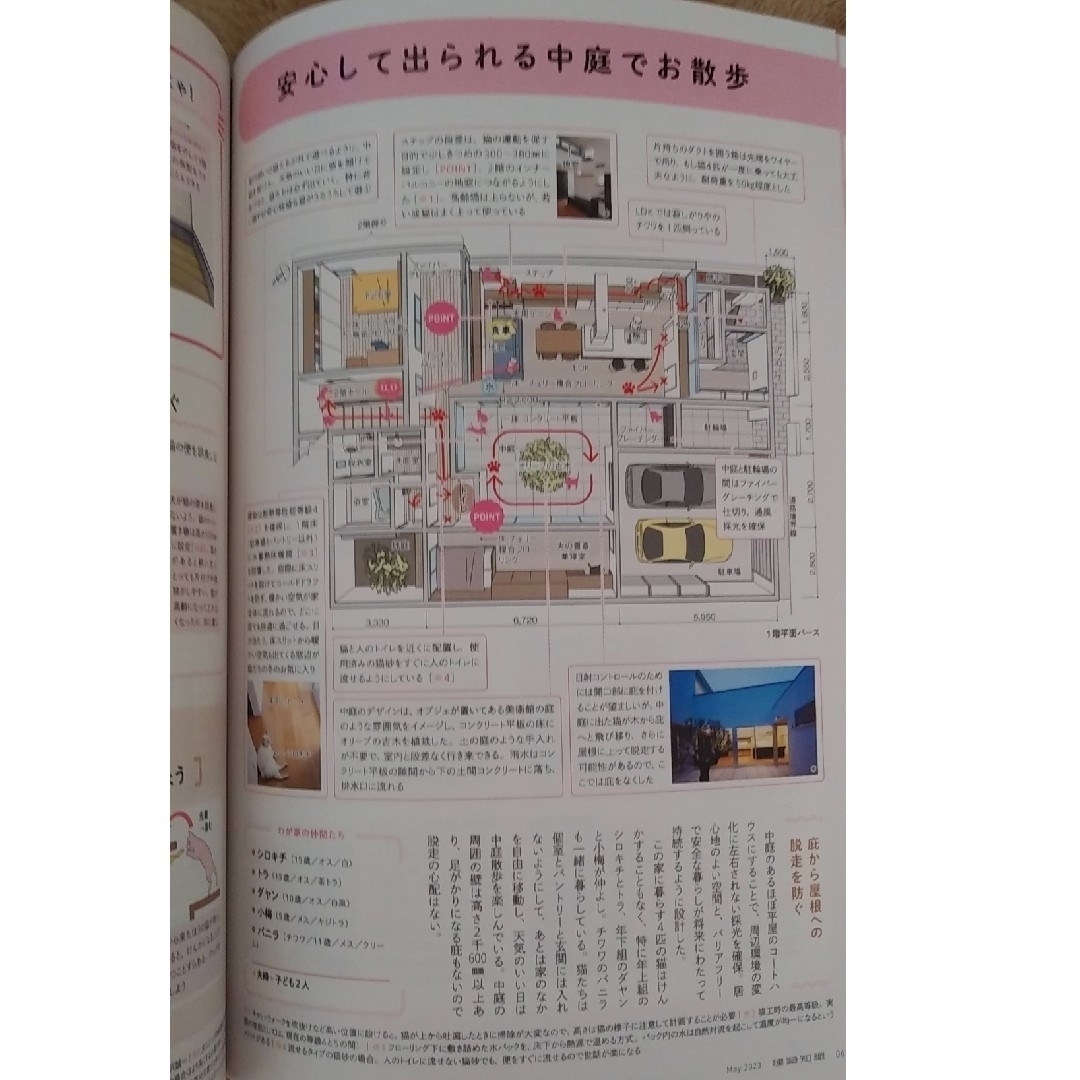 建築知識 2023年 5月号「猫のための間取り」 エンタメ/ホビーの雑誌(専門誌)の商品写真