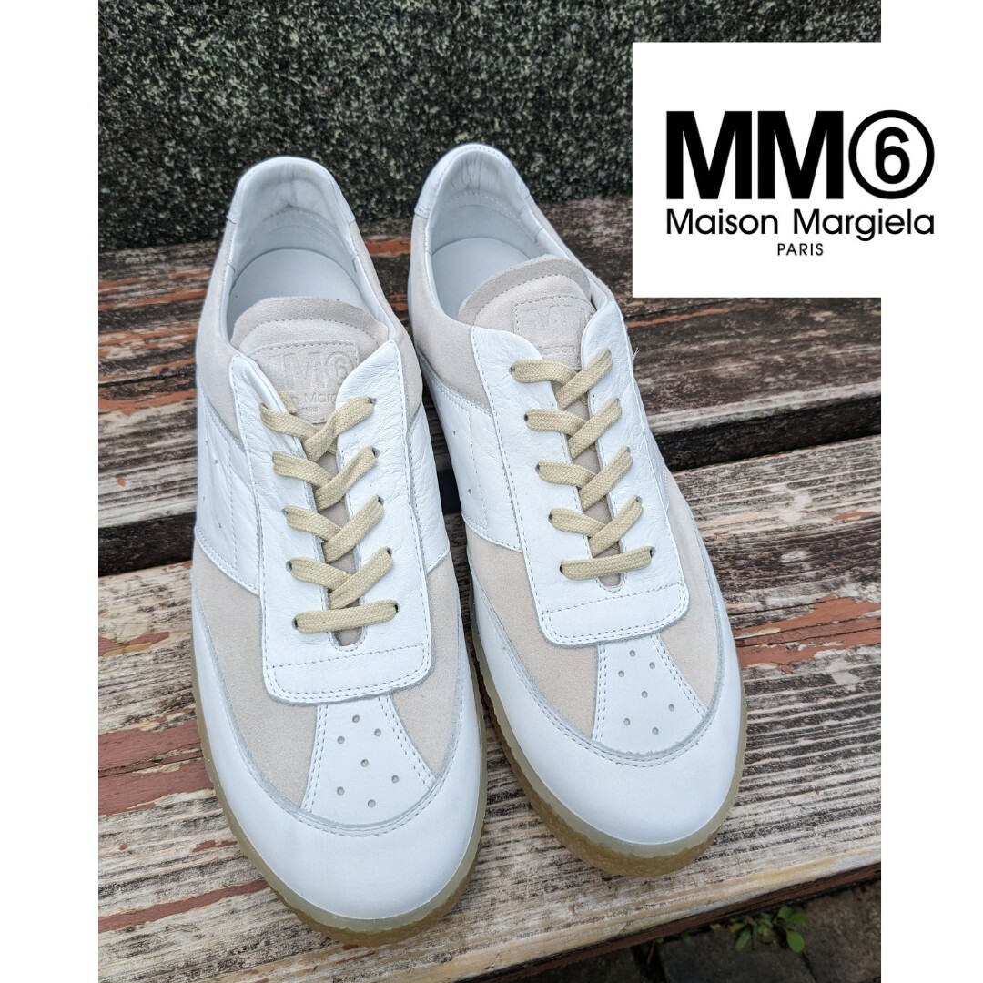 ＭＭ６マルジェラ　レプリカ　レザースニーカー30cm靴/シューズ