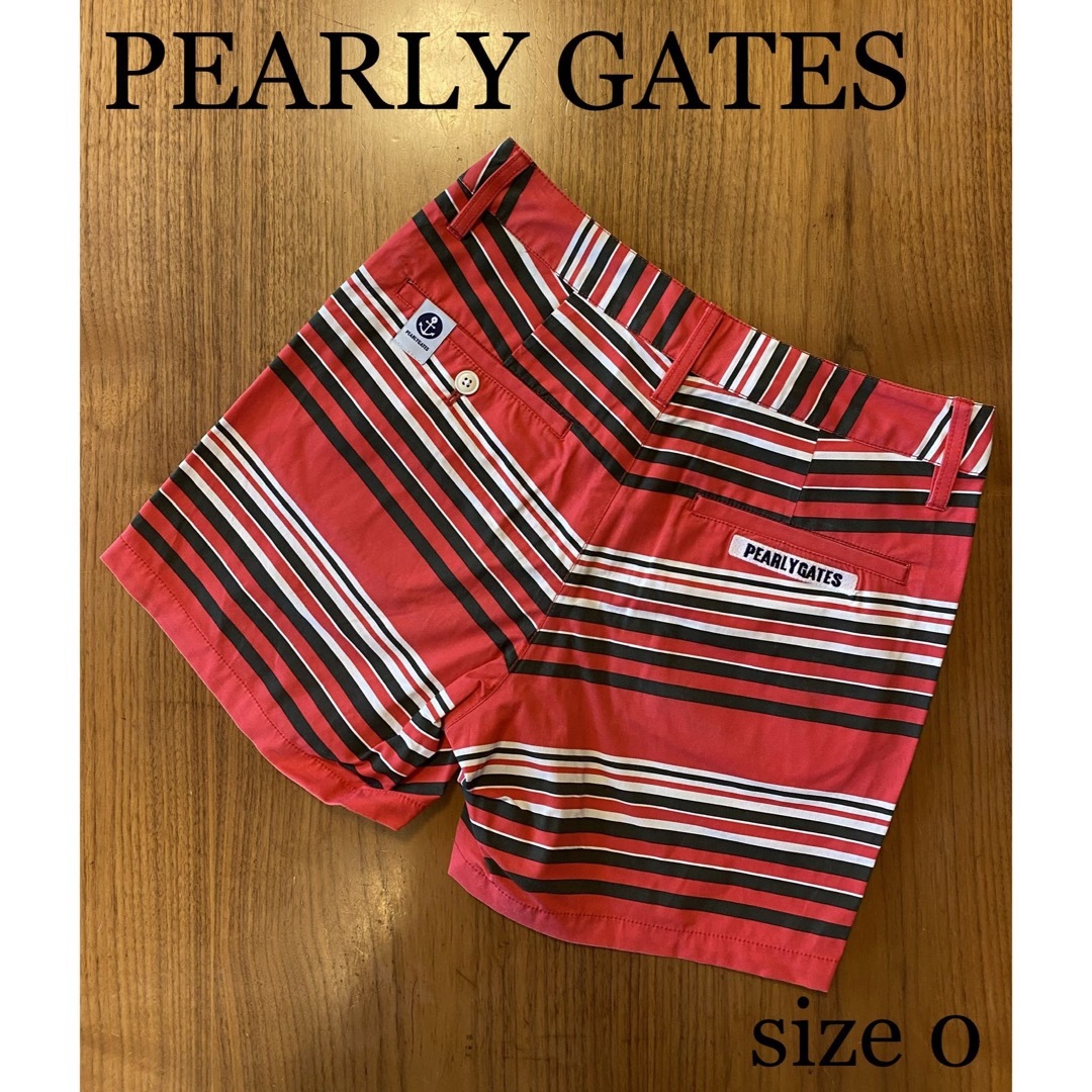 PEARLY GATES(パーリーゲイツ)のYUKI様専用 パーリーゲイツ ゴルフウェア レディース ショートパンツ 赤 スポーツ/アウトドアのゴルフ(ウエア)の商品写真
