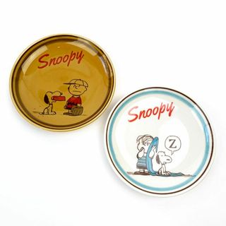 新品希望と光美濃焼☆SNOOPYスヌーピーオードブル深皿小皿フォーク11点セット