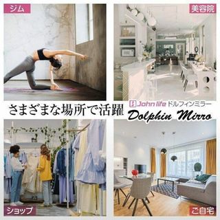 スタンドミラー 姿見鏡 全身鏡 イルカ形 180cmx60cm シルバー1299の