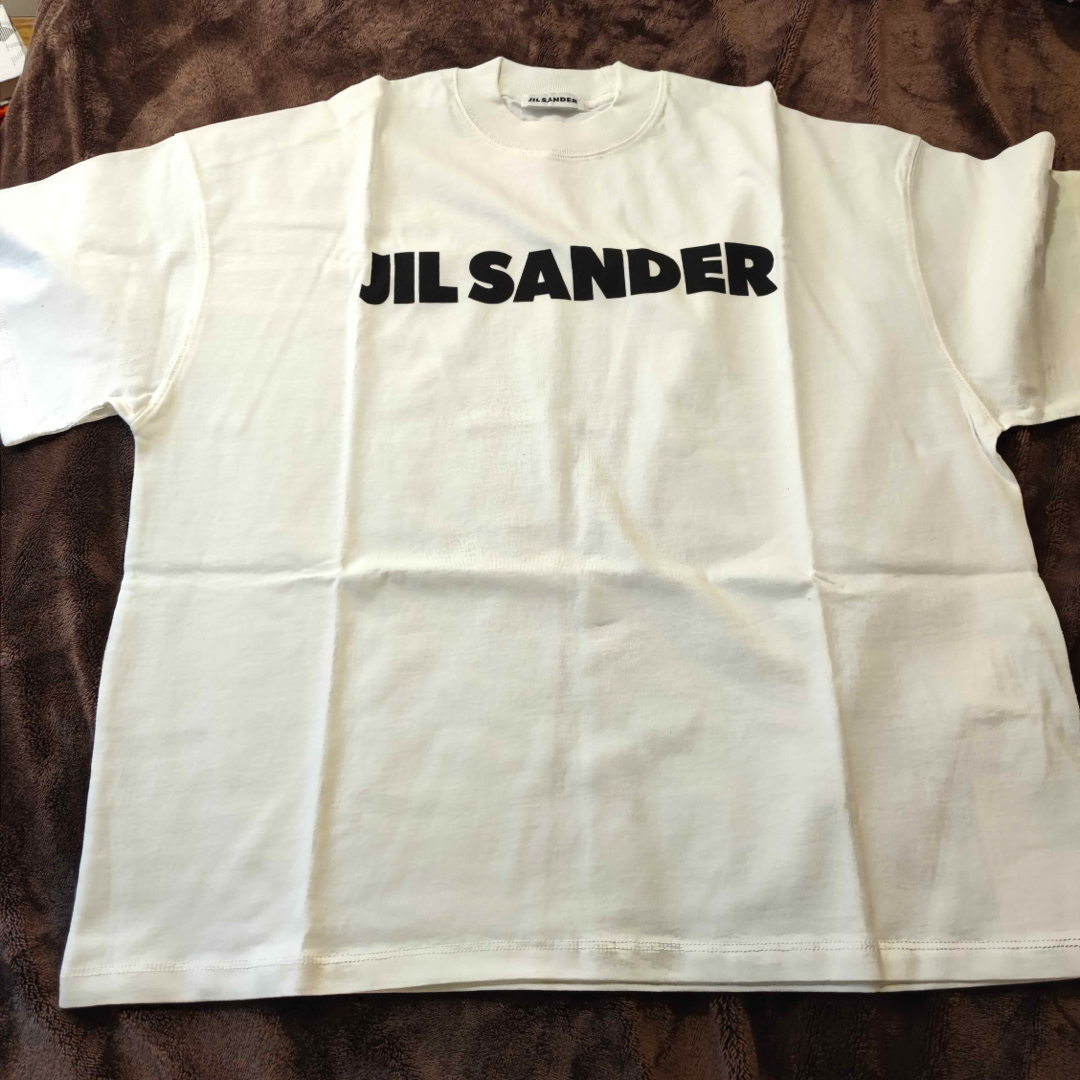 JIL SANDER ジルサンダーホワイト オーバーサイズ ロゴTシャツ