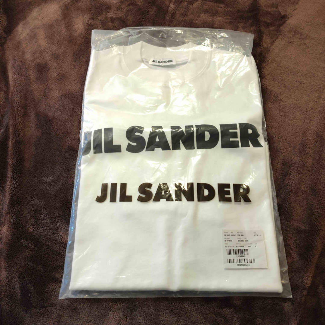 JIL SANDER ジルサンダーホワイト オーバーサイズ ロゴTシャツ