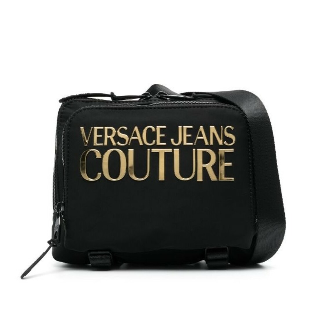 VERSACE JEANS COUTURE メッセンジャーバッグ ブラック