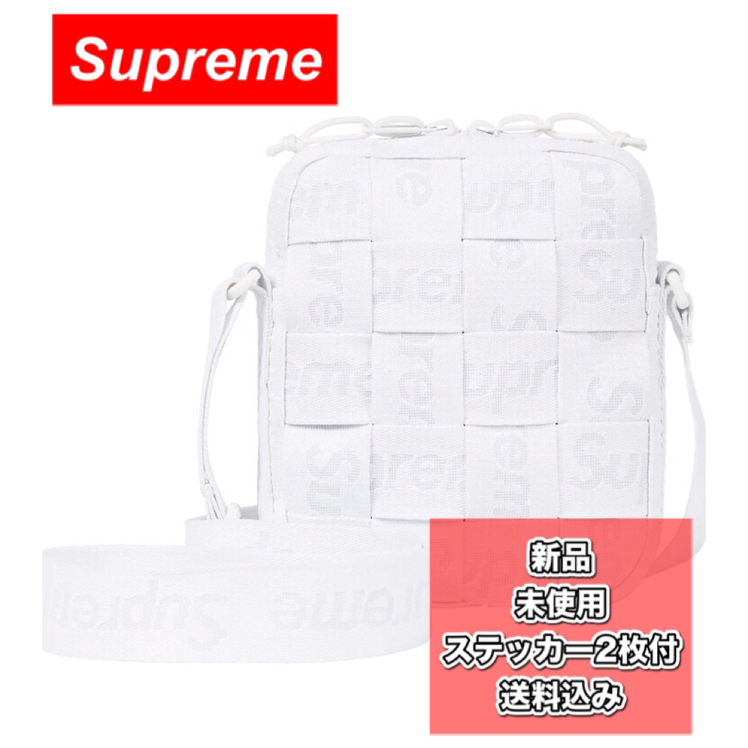 【公式サイト購入】Supreme Woven Sholder White 送料込