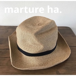 マチュア(mature ha.)のmature ha. マチュアーハ ペーパーブライドボックスハット 帽子(麦わら帽子/ストローハット)