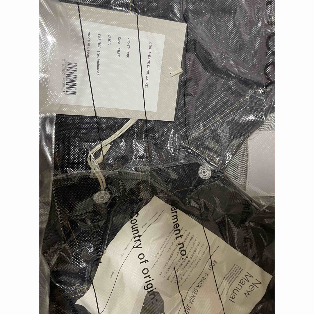 NEW MANUAL #001 T-BACK DENIM JACKETの通販 by やっちゃん's shop|ラクマ