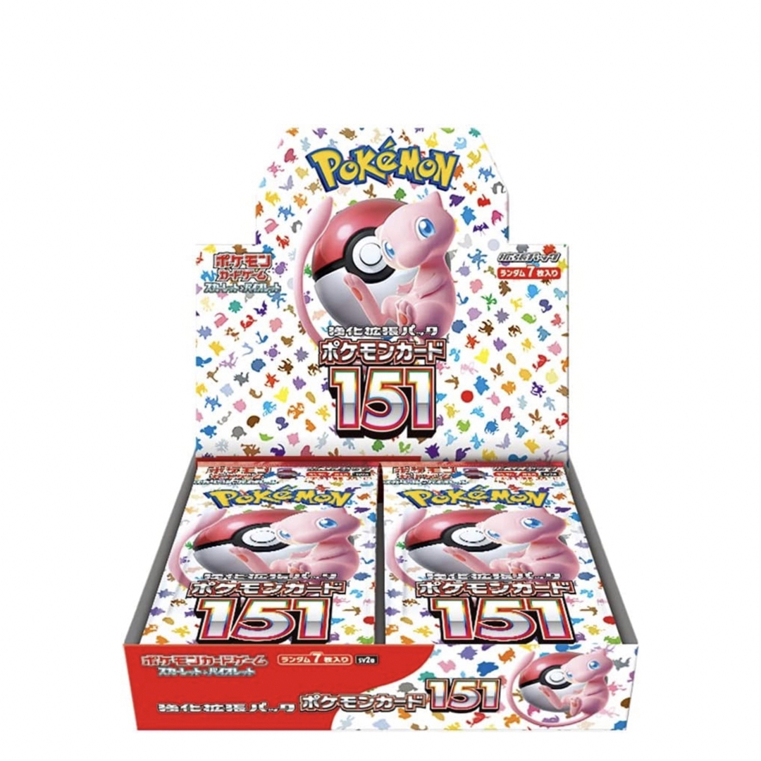 ポケモンカード　151box シュリンク付き