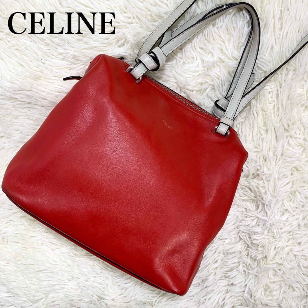 美品】CELINE セリーヌ ハンドバッグ ショルダー バッグ 2way-