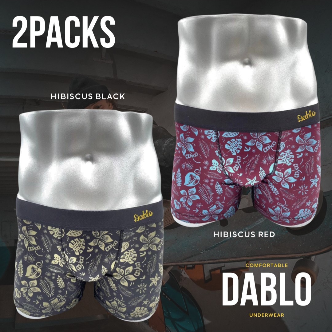 【新品】DABLO FTM メンズ ボクサーパンツ サーフパンツ Mサイズ 2枚