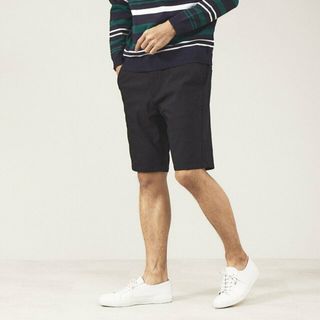 アバハウス(ABAHOUSE)の【ブラック】【ハイパーストレッチ】ドビー イージー ショートパンツ(その他)