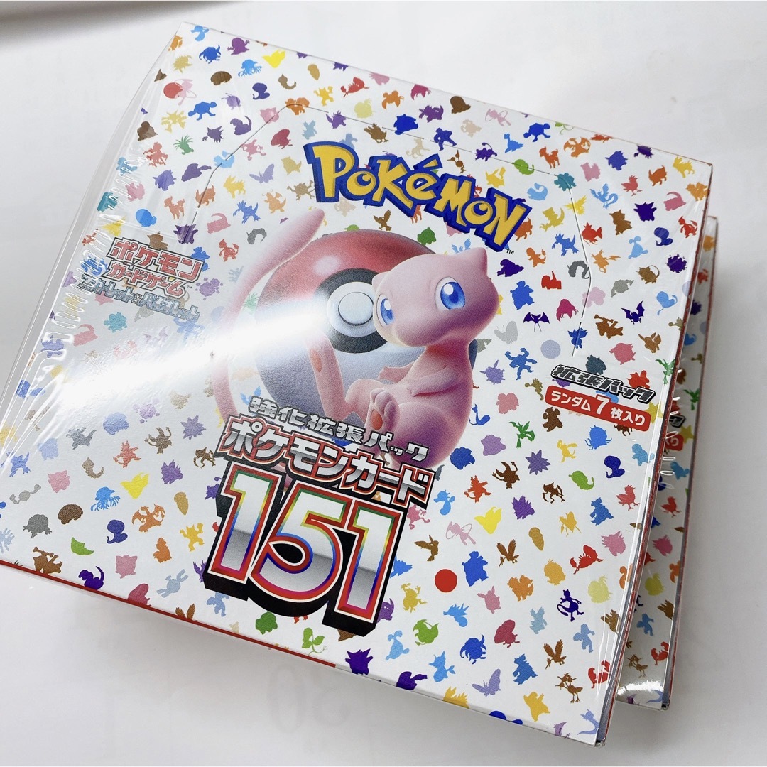 ポケモンカード151　BOX　新品未開封　シュリンク付き