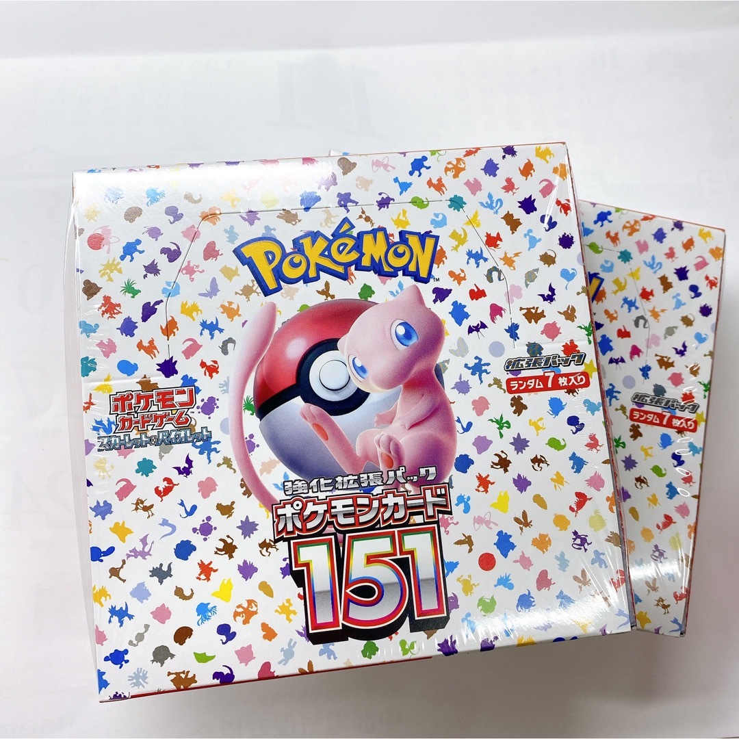 ⭐︎評価ご確認下さい⭐︎ ポケモンカード　151  2BOX シュリンク付き