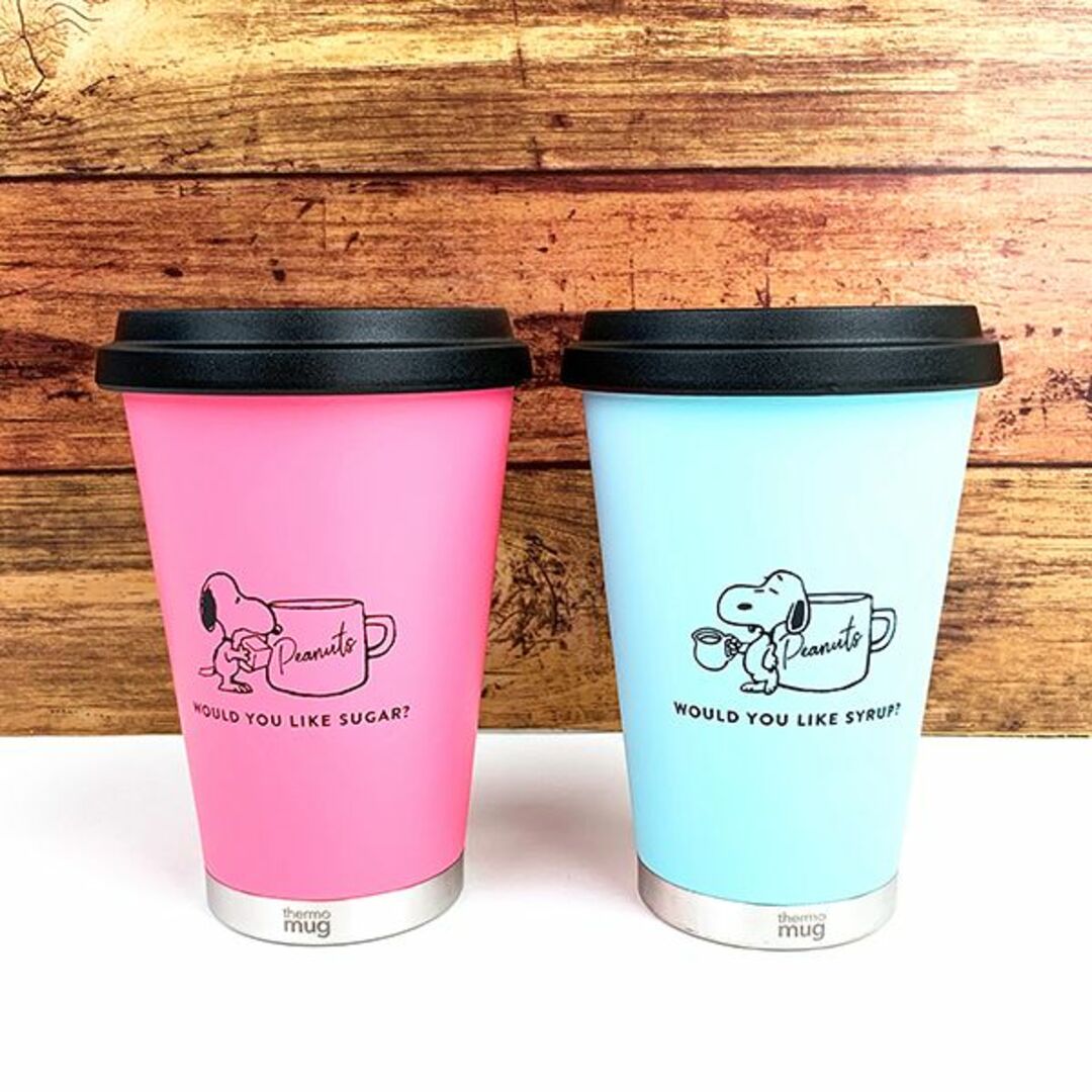 PEANUTS スヌーピー MOBILE TUMBLER SUGAR PK モバイル タンブラー