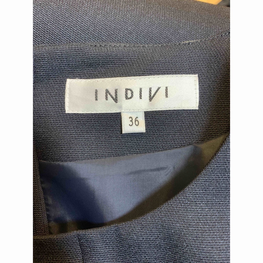 INDIVI(インディヴィ)のインディヴィ　ワンピース レディースのワンピース(ひざ丈ワンピース)の商品写真