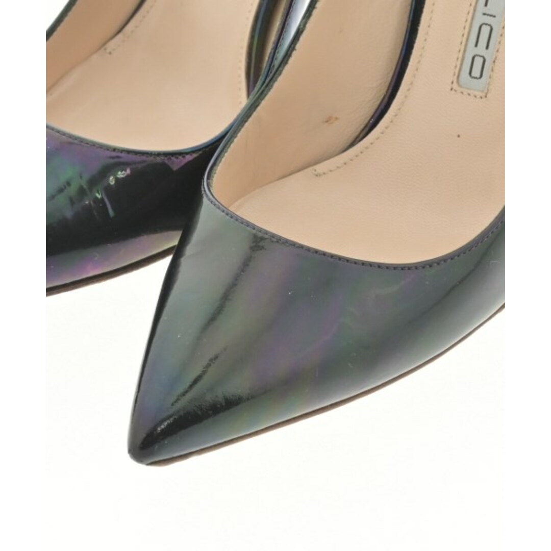 PELLICO ペリーコ パンプス 35(22cm位) 黒系(総柄) 【古着】【中古】 PELLICO ペリーコ パンプス 35(22cm位) 黒系(総柄) 【古着】【中古】