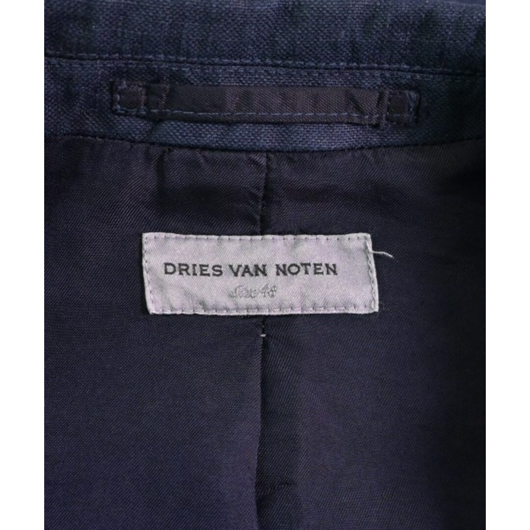 DRIES VAN NOTEN - DRIES VAN NOTEN テーラードジャケット 48(L位) 紺