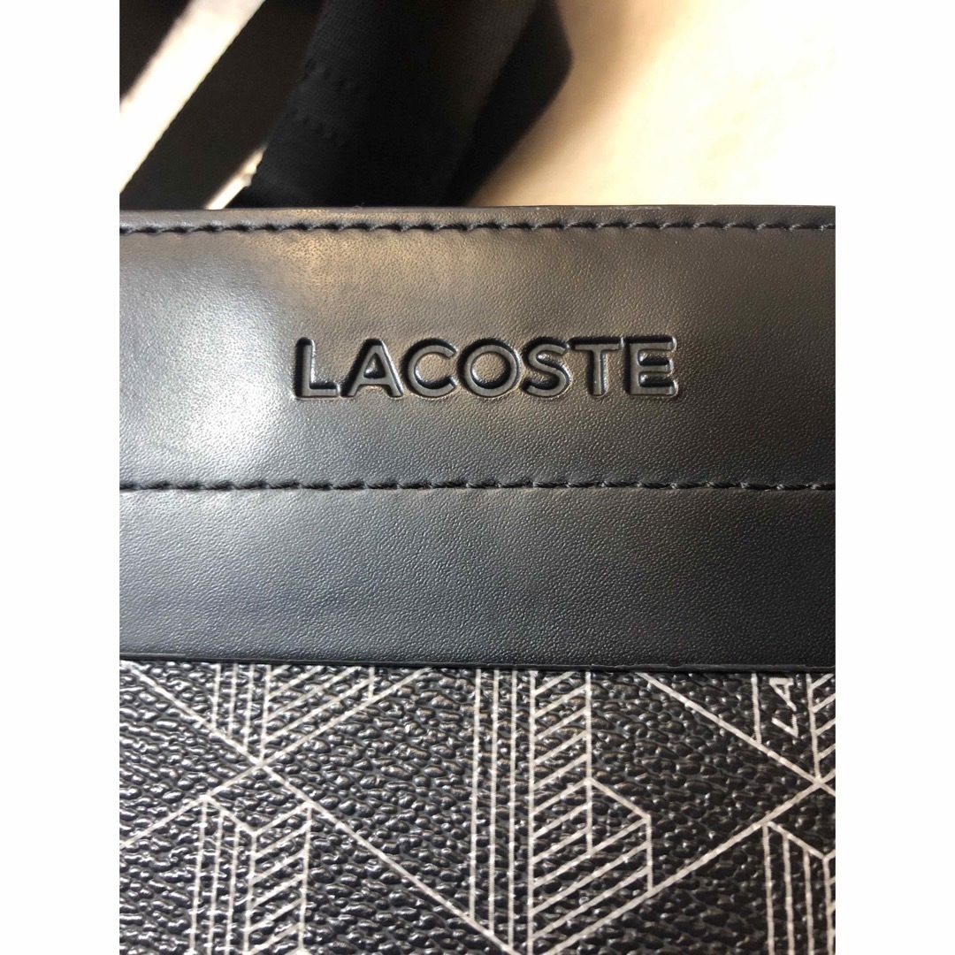 極美品 ラコステ LACOSTE ザ ブレンド モノグラム ショルダーバッグ